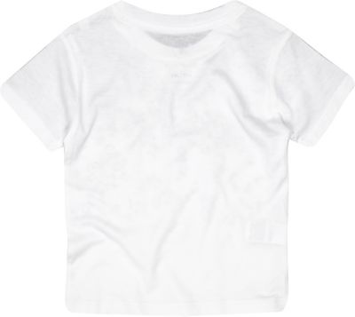 Mini boys white faded leopard print t-shirt